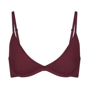 SKIMS - WEIGHTLESS SCOOP BRA | WINE - SIZE 36D NWT #B5